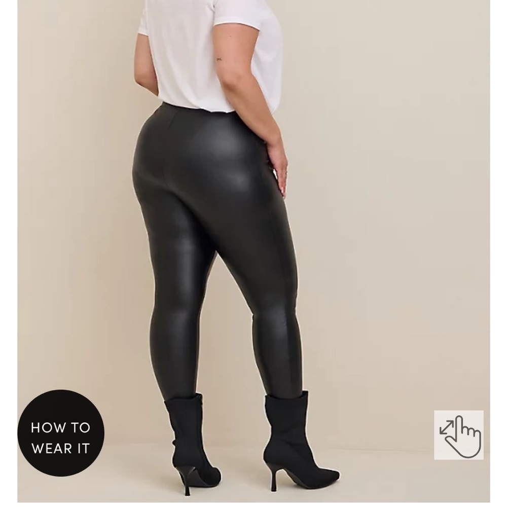 Torrid faux leather leggings